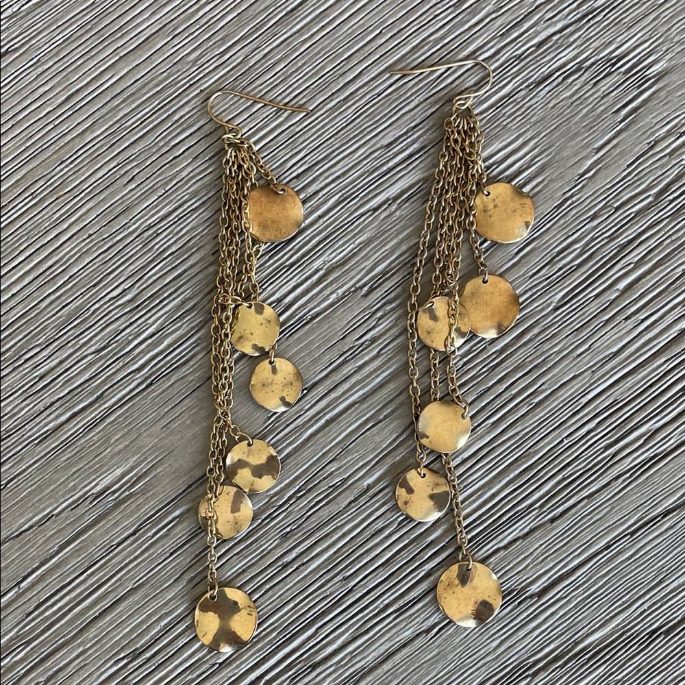 Elegant Gold Dangle Earrings